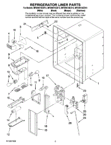 02 - Refrigerator Liner Parts parts for Maytag Refrigerator MFI2067AEB13 from AppliancePartsPros.com