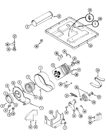 07 - Motor Drive parts for Maytag Dryer MDG12PRBAW from AppliancePartsPros.com