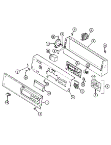 02 - Control Panel parts for Maytag Washer MAT12PDCBL from AppliancePartsPros.com
