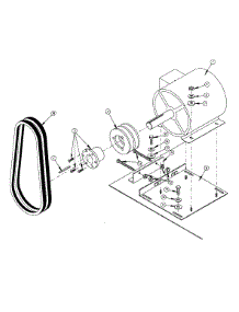 13 - Blower Motor Mount Assembly parts for Maytag Dryer MDG170P1HW from AppliancePartsPros.com