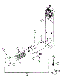 06 - Heater (A3 Series) parts for Maytag Dryer MDE27PCAEL from AppliancePartsPros.com