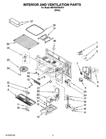 03 - Interior And Ventilation Parts parts for Maytag Microwave MMV5207BCW15 from AppliancePartsPros.com