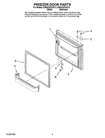 03 - Freezer Door Parts parts for Maytag Refrigerator GB6525PEAS10 from AppliancePartsPros.com