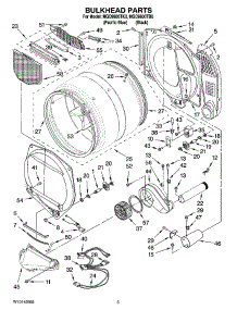 03 - Bulkhead Parts parts for Maytag Dryer MGD9800TB0 from AppliancePartsPros.com