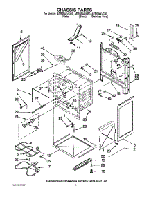 03 - Chassis Parts parts for Maytag Range AER5844VCS0 from AppliancePartsPros.com