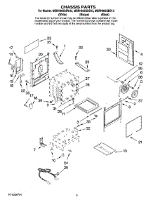 03 - Chassis Parts parts for Maytag Range MGRH865QDW13 from AppliancePartsPros.com
