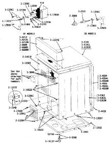 05 - Rear View parts for Maytag Dryer DG24CT from AppliancePartsPros.com