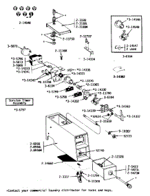 02 - Cs Control Panel / Coin Box parts for Maytag Dryer DG24CS from AppliancePartsPros.com