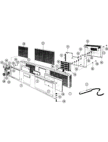 25 - Control Panel (Pn Models Series 11) parts for Maytag Washer MFR50PNAVS from AppliancePartsPros.com