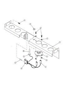 08 - Microprocessor Temp. Sensor Brkt. Assy. parts for Maytag Dryer MDG170P1HW from AppliancePartsPros.com