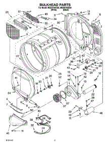 03 - Bulkhead Parts parts for Maytag Dryer MGD9700SB0 from AppliancePartsPros.com