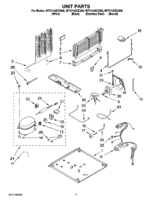 04 - Unit Parts parts for Maytag Refrigerator MTF2142EEQ00 from AppliancePartsPros.com