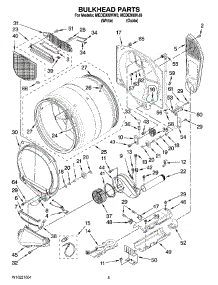 03 - Bulkhead Parts parts for Maytag Dryer MEDE900VW0 from AppliancePartsPros.com