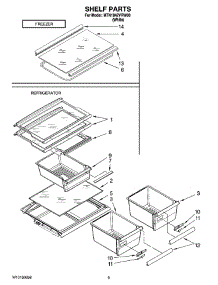 05 - Shelf Parts, Optional Parts (Not Included) parts for Maytag Refrigerator MTN1842VRW00 from AppliancePartsPros.com