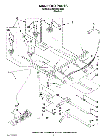 04 - Manifold Parts parts for Maytag Range MGRH865QDS0 from AppliancePartsPros.com