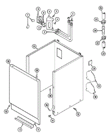 05 - Cabinet parts for Maytag Washer MAT25CSCAG from AppliancePartsPros.com