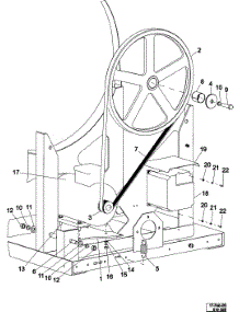 09 - Motor & Basket Pulley parts for Maytag Washer MFR40PNCTS from AppliancePartsPros.com