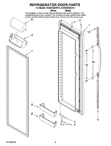 06 - Refrigerator Door Parts parts for Maytag Refrigerator AC2224GEKB12 from AppliancePartsPros.com