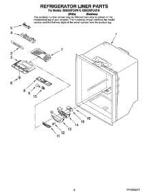 04 - Refrigerator Liner Parts parts for Maytag Refrigerator GB6526FEAW10 from AppliancePartsPros.com