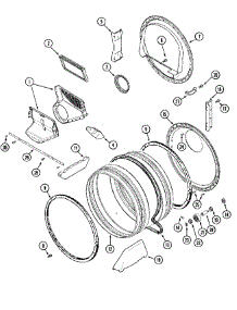 06 - Tumbler parts for Maytag Dryer MUE15PDAZW from AppliancePartsPros.com