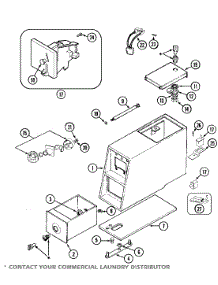 10 - Control Cntr (Serial Suffix Qb & After) parts for Maytag Washer MAT11PDAAL from AppliancePartsPros.com