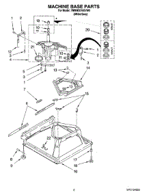 05 - Machine Base Parts parts for Maytag Washer 7MMMS0100VW0 from AppliancePartsPros.com