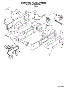 03 - Control Panel Parts parts for Maytag Washer MAH22PRAWW0 from AppliancePartsPros.com