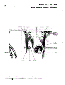 14 - Drum Bearing Support Assembly parts for Maytag Dryer DG32CA from AppliancePartsPros.com