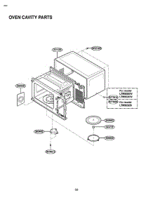 Section 2 parts for Lg Microwave LTM9000W / CW3ELGA from AppliancePartsPros.com