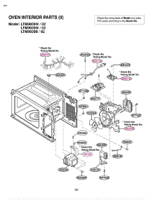 Section 5 parts for Lg Microwave LTM9000W / CW3ELGA from AppliancePartsPros.com