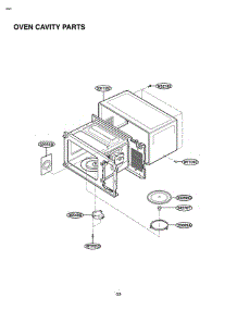 Section 2 parts for Lg Microwave LTM9000ST / CS6ELGA from AppliancePartsPros.com