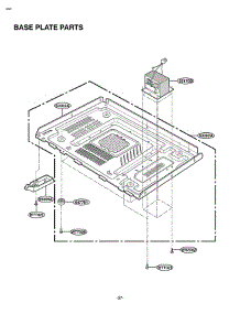 Section 6 parts for Lg Microwave LTM9000ST / CS6ELGA from AppliancePartsPros.com
