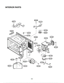 Section 5 parts for Lg Microwave LRM1230B / CBKELGA from AppliancePartsPros.com