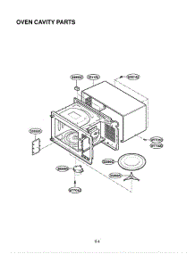 Section 3 parts for Lg Microwave LRM1230W / CWHELGA from AppliancePartsPros.com
