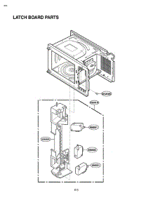 Section 4 parts for Lg Microwave LRM1260SW / CWHELGA from AppliancePartsPros.com