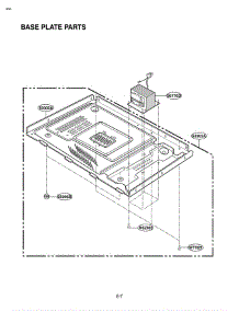 Section 6 parts for Lg Microwave LRM1260SW / CWHELGA from AppliancePartsPros.com
