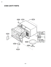 Section 3 parts for Lg Microwave LMA1560SB / CBKELGA from AppliancePartsPros.com