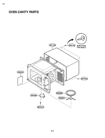 Section 3 parts for Lg Microwave LRM2060ST / CSSELGA from AppliancePartsPros.com
