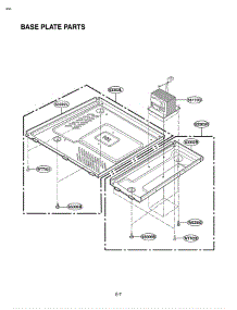 Section 6 parts for Lg Microwave LRM2060ST / CSSELGA from AppliancePartsPros.com