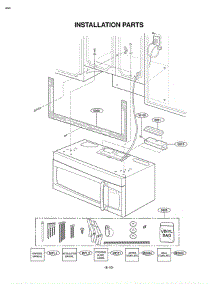 Section 7 parts for Lg Microwave LMV1630WW / CW1ELGA from AppliancePartsPros.com