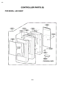Section 2 parts for Lg Microwave LMV1630ST / CSBELGA from AppliancePartsPros.com