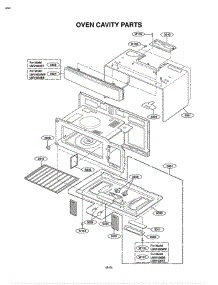 Section 3 parts for Lg Microwave LMV1630ST / CSBELGA from AppliancePartsPros.com