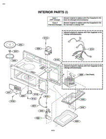 Section 5 parts for Lg Microwave LMV1630ST / CSBELGA from AppliancePartsPros.com