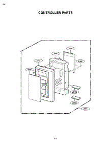 Section 2 parts for Lg Microwave MVH1615WW / CWHEGSE from AppliancePartsPros.com