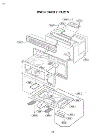 Section 3 parts for Lg Microwave MVH1615WW / CWHEGSE from AppliancePartsPros.com