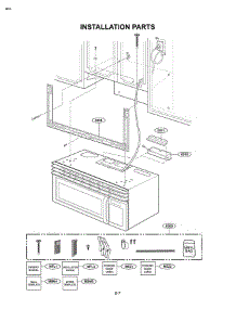 Section 7 parts for Lg Microwave MVH1615WW / CWHEGSE from AppliancePartsPros.com