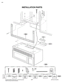 Section 7 parts for Lg Microwave MVH1670ST / CSBEGSE from AppliancePartsPros.com