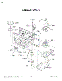 Section 5 parts for Lg Microwave LMV1680WW / CWHELGA from AppliancePartsPros.com