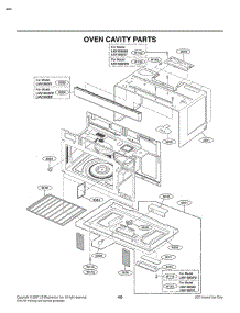 Section 3 parts for Lg Microwave LMV1680ST / CSBELGA from AppliancePartsPros.com