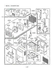 Section 2 parts for Lg Dehumidifier DH40 / AWYAWMT from AppliancePartsPros.com